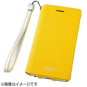 坂本ラヂヲ iPhone 6s/6用 手帳型レザーケース GRAMAS FEMME Colo Flap Leather Case イエロー FLC2126YL