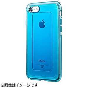 坂本ラヂヲ iPhone 7用 GRAMAS COLORS GEMS Hybrid Case ターコイズ ブルー ＣＨＣ４６６ＢＬ　ターコイズ　ブルー