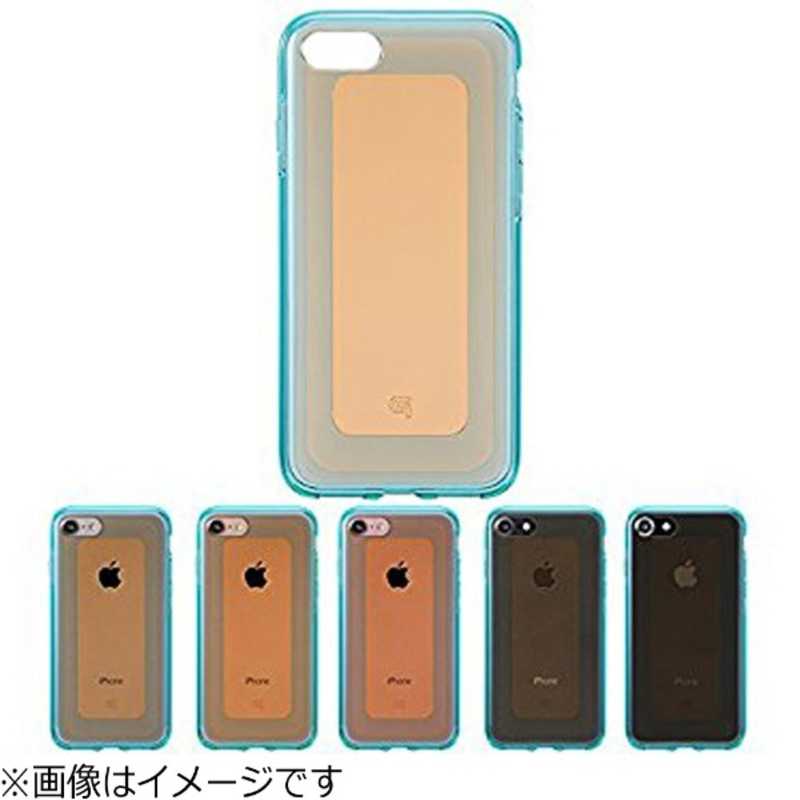 坂本ラヂヲ 坂本ラヂヲ iPhone 7用 GRAMAS COLORS GEMS Hybrid Case ガーネット オレンジ × ブルー ＣＨＣ４６６ＯＧ　オレンジ　×　ブルー ＣＨＣ４６６ＯＧ　オレンジ　×　ブルー