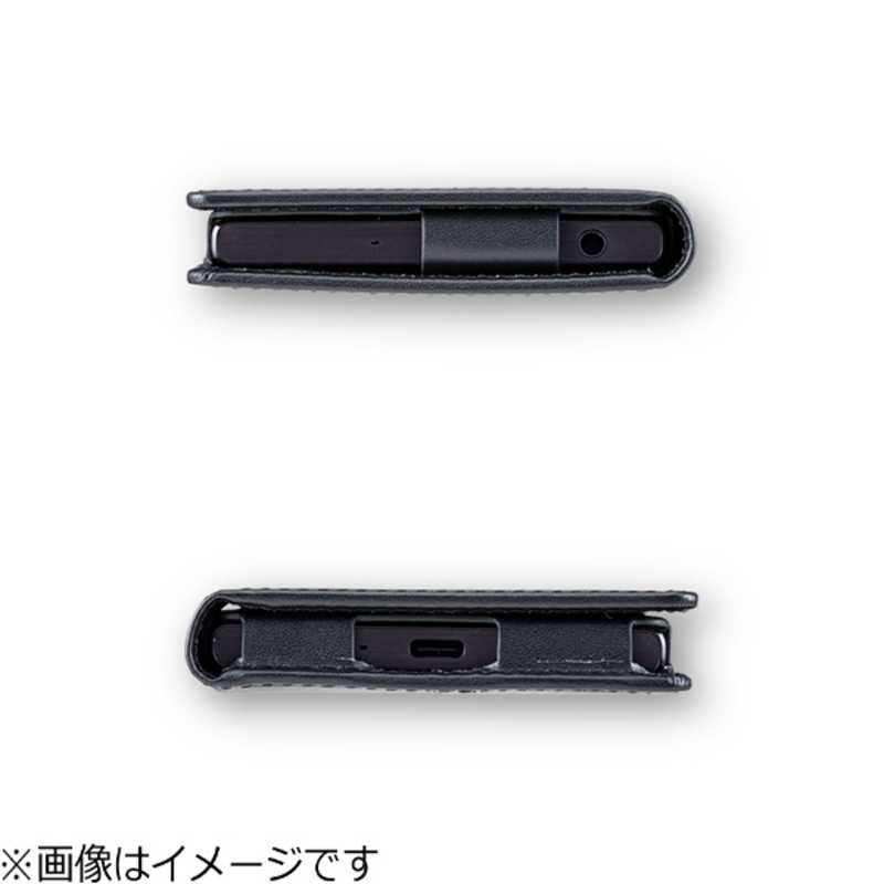 坂本ラヂヲ 坂本ラヂヲ Xperia X Compact用 手帳型ケース GRAMAS Full Leather Case ブラック GLC6126BK GLC6126BK