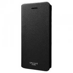坂本ラヂヲ iPhone 7用 手帳型レザーケース GRAMAS COLORS EURO Passione 2 Leather Case ブラック ＣＬＣ２１５６ＢＫ　（ブラック）