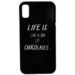 ケースオクロック iPhone X用 Waylly Life Is Like A Box Of Chocolates ＷＬ８－ＬＩＦＥ　Ｃｈｏｃｏｌａｔｅｓ　