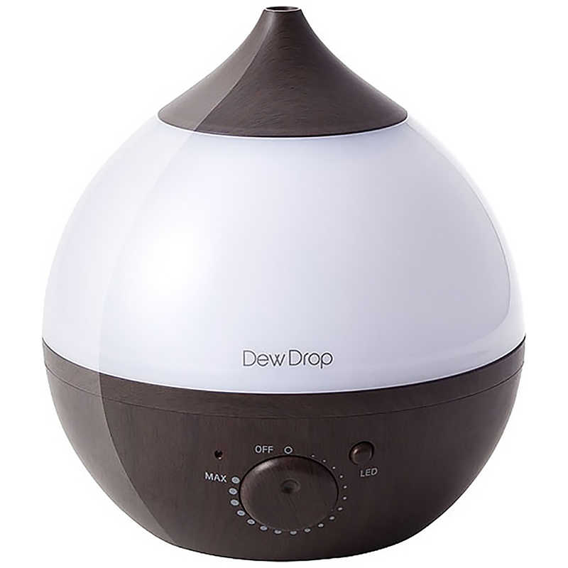 スリーアップ スリーアップ 加湿器 Dew Drop M(デュードロップ M) 超音波式 鉄筋6畳 HFT-1716DW ダークウッド HFT-1716DW ダークウッド