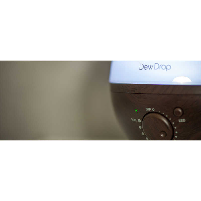 スリーアップ スリーアップ 加湿器 Dew Drop M(デュードロップ M) 超音波式 鉄筋6畳 HFT-1716DW ダークウッド HFT-1716DW ダークウッド