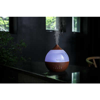 Three-up◇加湿器 Dew Drop L HFT-1718DW [ダークウッド] スリー