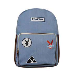 イーカム PLAYBOY ワッペン デイパック PL-MBBK18 イーカム PLAYBOY ワッペン デイパック PL-MBBK18