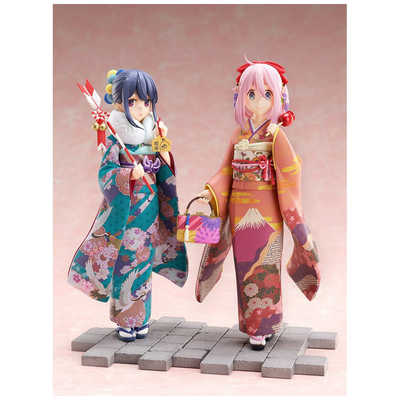 フリュー 塗装済み完成品 1/7 ゆるキャン△ SEASON 2 志摩リン 振袖 の 