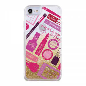 INGREM iPhone SE 第3世代/第2世代/8/7専用 グリッターケース ラメ Bambina vivace コスメ ゴールド IJ-P76LG1G/BV030