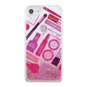 INGREM iPhone SE 第3世代/第2世代/8/7専用 グリッターケース ラメ Bambina vivace コスメ ピンク IJ-P76LG1P/BV029