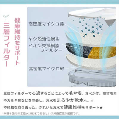 MMDSAQUA】3連軟水化スタンダードタイプアクアリウム用浄水
