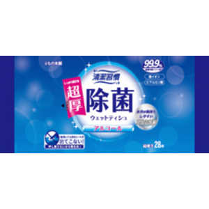 iiもの本舗 除菌ウェットティッシュアルコールタイプ超厚手 28枚 95945