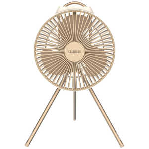 クレイモア 卓上扇風機 DCモーター搭載 (省エネタイプ) FAN V600+ 充電式 SAND BEIGE CLFNV610 クレイモア 卓上扇風機 DCモーター搭載 (省エネタイプ) FAN V600+ 充電式 SAND BEIGE CLFNV610