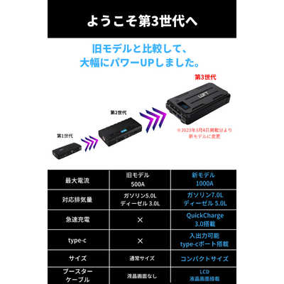 LUFT ジャンプスターター LUFT-JPQ の通販 - カテゴリ：オーディオ