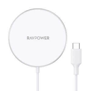 RAVPOWER RAVPower マグネット型ワイヤレス充電器 ホワイト RPWC1003