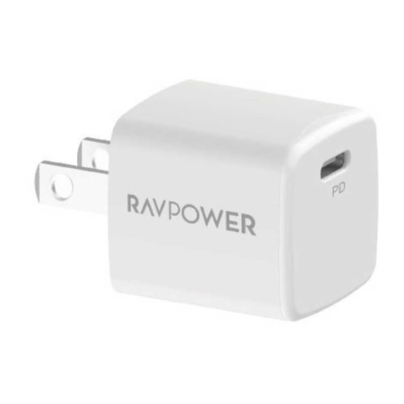 RAVPOWER RAVPOWER RAVPower 20W USB-C 急速充電器 ホワイト RP-PC149 RP-PC149