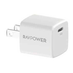 RAVPOWER RAVPower 20W USB-C 急速充電器 ホワイト RP-PC149