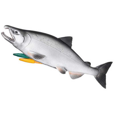 ウイングクラウン 鮭ペンケース ギンケ ミニポーチ 魚ポーチ