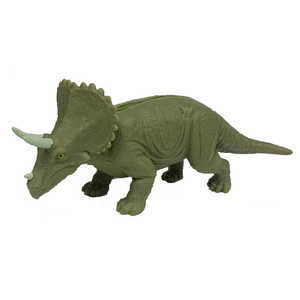 ウイングクラウン トリケラトプスミニポーチ グリーン 恐竜の小物入れ 恐竜ポーチ WI65242
