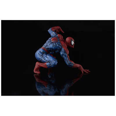千値練 塗装済み完成品 ソフビナル スパイダｰマン の通販