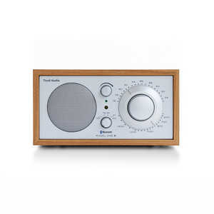 TIVOLIAUDIO Model One BT｜ AM/ ワイドFM/ Bluetooth テーブルラジオ スピーカー ［Bluetooth対応］ Silver-Cherry M1BT-1455-JP