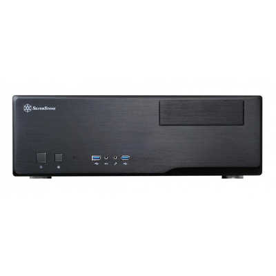 SILVERSTONE PCケース SG02-F ブラック SST-SG02B-F-USB3.0 の通販