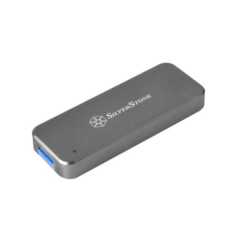 SILVERSTONE SILVERSTONE SSDケース USB-A接続 チャコールグレー SST-MS09C-MINI SST-MS09C-MINI