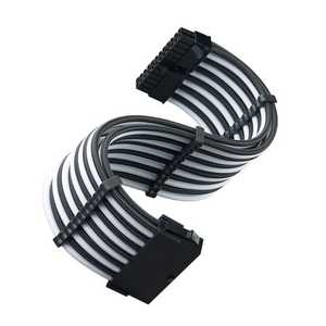 SILVERSTONE 1 x 24 ピン ATX 電源ケーブル SST-PP07E-MBBW SILVERSTONE 1 x 24 ピン ATX 電源ケーブル SST-PP07E-MBBW