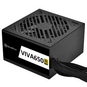 SILVERSTONE PC電源 VIVA 650 Gold［650W /ATX /Gold］ ブラック SST-VA650-G