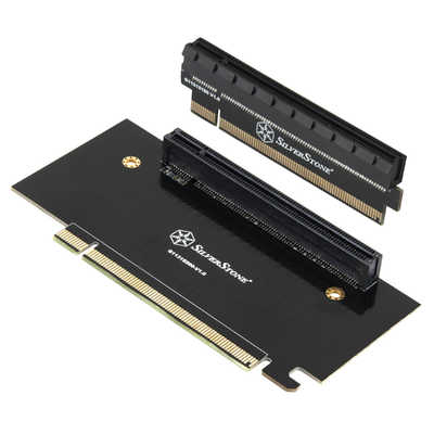 SILVERSTONE ライザーカード ブラック SSTRC06B の通販 | カテゴリ 