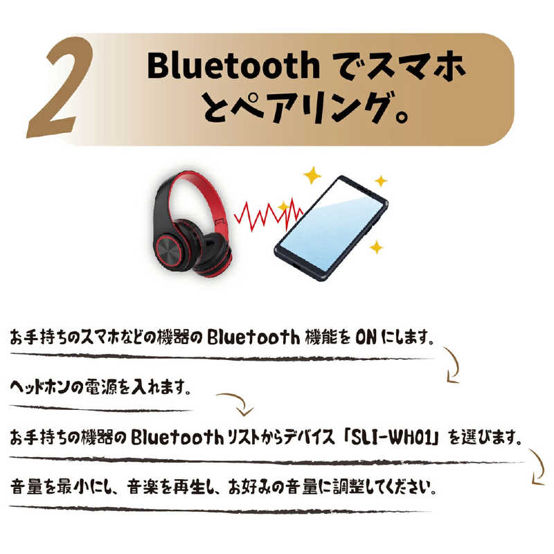 サイエルインターナショナル サイエルインターナショナル ブルートゥースヘッドホン [Bluetooth] SLI-WH01 SLI-WH01