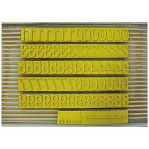 山崎産業 テクノマーク 活字SC-3(数字セット) K809 山崎産業 テクノマーク 活字SC-3(数字セット) K809