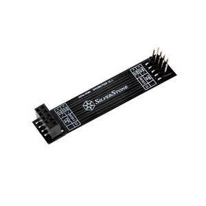 SILVERSTONE ロープロファイル・フロントI/O電源スイッチ延長ケーブル SST-CP15 SILVERSTONE ロープロファイル・フロントI/O電源スイッチ延長ケーブル SST-CP15