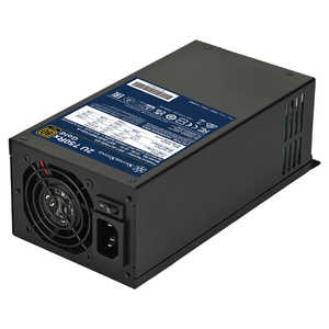 SILVERSTONE PC�d�� 2U 750Rx Gold �m750W / ATX / 80PLUS Gold�n �u���b�N SST-2U750R-GF