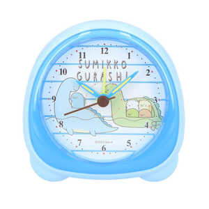 サンフレイム キャラクター おにぎり型 アラームクロック 時計 すみっコ/ブルー OACLOCK