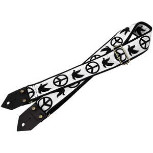 スパイスノート ギターストラップ Peace&Dove ESPTW50PDWHKPeace&Dove