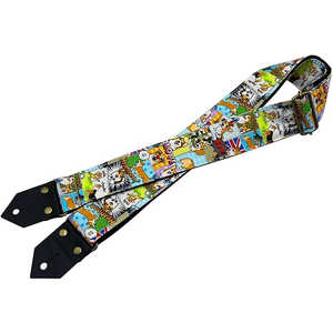 スパイスノート ギターストラップ ESPP50AMDCRGAmeComiDogs