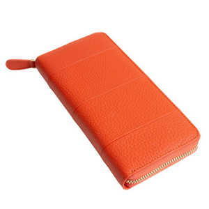FALCONER RafiCaro レザーラウンドファスナー長財布 ORANGE WAA7146 FALCONER RafiCaro レザーラウンドファスナー長財布 ORANGE WAA7146