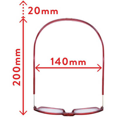 名古屋眼鏡　(度あり ＋2.00) クリックリーダー ボルドー　クリックリーダー_ボルドー 名古屋眼鏡 (度あり ＋2.00) クリックリーダー ボルドー クリック