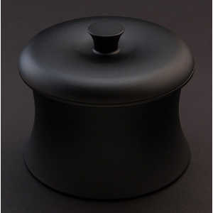 穴織カーボン ≪IH対応≫ カーボン製小型鍋 ｢COCOTTE RINGO(ココット リンゴ)｣(0.55L) ジャパンブラック RG001JB