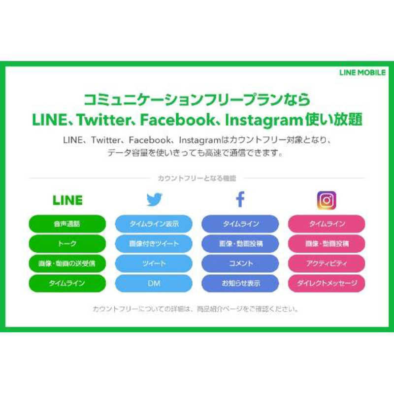 LINEモバイル LINEモバイル LINEﾓﾊﾞｲﾙ ｴﾝﾄﾘｰﾊﾟｯｹｰｼﾞ　ﾏﾙﾁ P150504 P150504