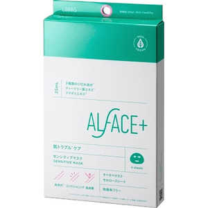 ロハス製薬 ALFACE＋（オルフェス）フェイスマスク 4枚入 センシティブマスク 