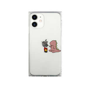 ROA iPhone 12 mini 5.4インチ対応 ソフトスクウェアケース たき火 ピンク AK19184I12 ROA iPhone 12 mini 5.4インチ対応 ソフトスクウェアケース たき火 ピンク AK19184I12