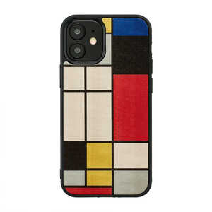 ROA iPhone 12 mini 5.4インチ対応 天然木ケース Mondrian Wood I19245I12