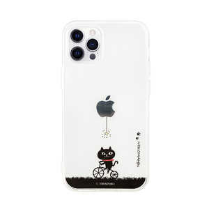 ROA iPhone 12/12 Pro 6.1インチ対応 ネコマンジュウクリアケース サイクリング ABF19386I12P ROA iPhone 12/12 Pro 6.1インチ対応 ネコマンジュウクリアケース サイクリング ABF19386I12P