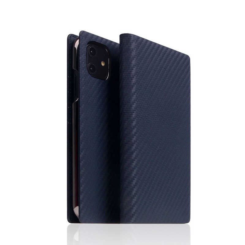 ROA ROA iPhone 12 mini 5.4インチ対応 carbon leather case Navy SD19695I12 SD19695I12