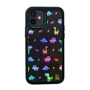 ROA Dparks iPhone 12 mini 5.4インチ対応 Twinkle cover ザウルスパターン パターン DS19767I12