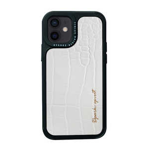 ROA iPhone 12 mini 5.4インチ対応 leather Case ホワイト DS19769I12