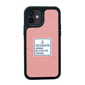ROA iPhone 12 mini 5.4インチ対応 Black Cover SUMMER STRIPE RED DS19779I12 ROA iPhone 12 mini 5.4インチ対応 Black Cover SUMMER STRIPE RED DS19779I12
