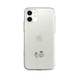 ROA iPhone 12 mini 5.4インチ対応 ソフトクリアケース ミニ動物 ペンギン DS19793I12