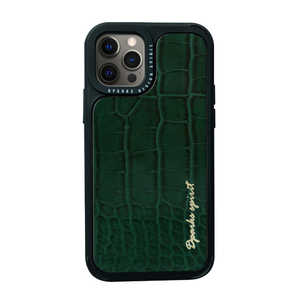 ROA iPhone 12/12 Pro 6.1インチ対応 leather Case Green DS19810I12P